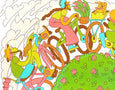 Maddie Fischer - Bike Arc Riso Print