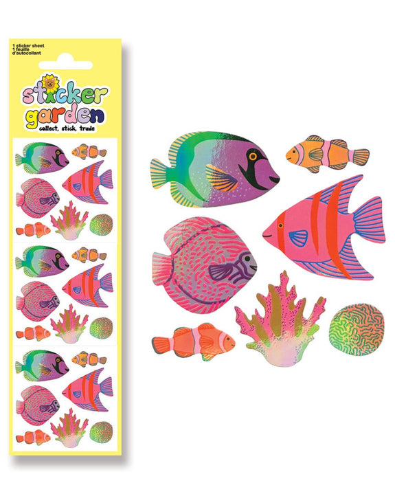 Sticker Garden - Colourful Tropical Fish Stickers
