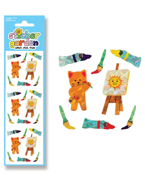 Sticker Garden - Prism Cat Artist Stickers