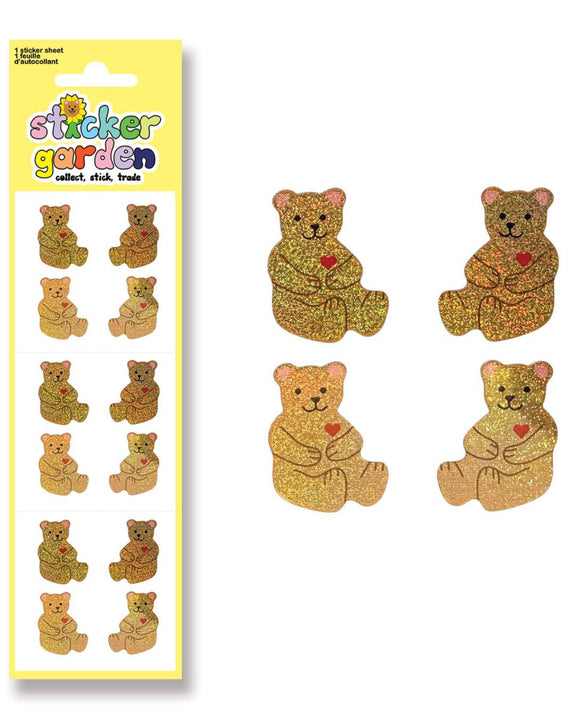 Sticker Garden - Glitter Beary Cute Stickers