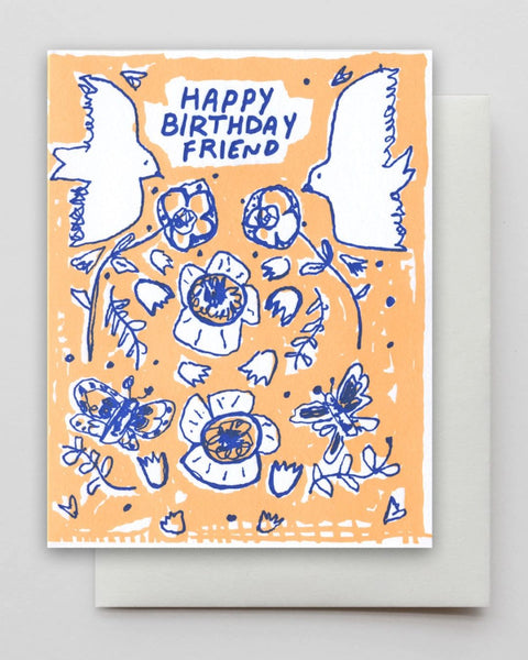 Hammerpress - Birthday Birds-N-Butterflies Card