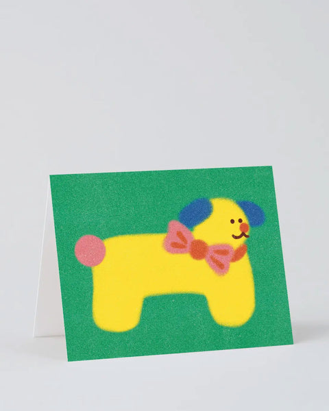 Wrap - Greetings Card - Birthday Dog