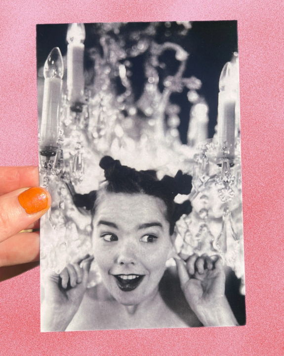 Astral Weekend - Manic Pixie Icelandic Dream Girl Postcard