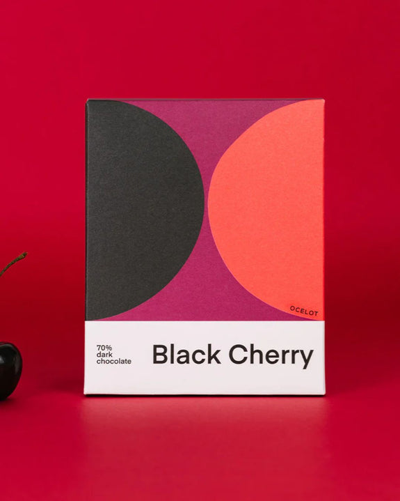 Ocelot - Black Cherry Chocolate 70g