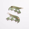 Winona Irene - Barrette Set - Bleeding Heart