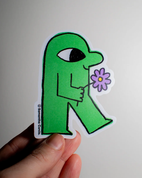 Samantha Curcio - Blooming Cute - Vinyl Sticker