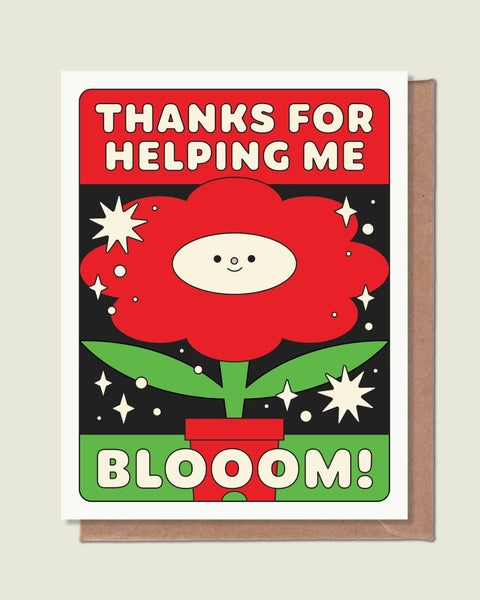 Épée Lapin Studio - Thanks For Helping Me Bloom Greeting Card