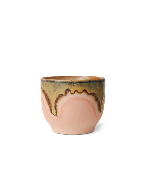 HK Living 70s Ceramics - Café Cup - Blossom