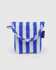 Baggu - Puffy Earbuds Case - Blue Painted Stripe