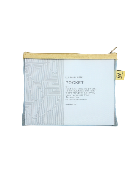 Papier Tigre - Mesh Pocket - M - Beu Ciel