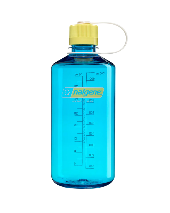 Nalgene - Sustain Narrow Mouth Bottle - Blue Atoll with Endive - 1L