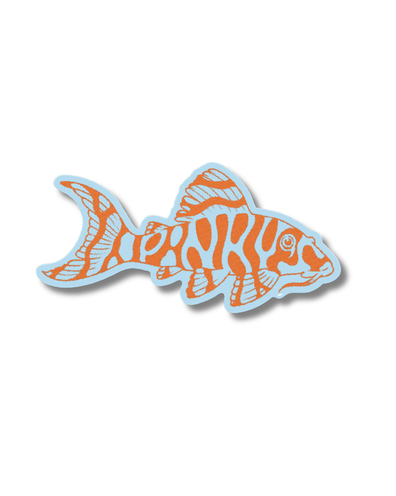 Pinky's Sticker - Blue Fish