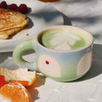 Jeje Things - Ceramic Mug - Green and Blue