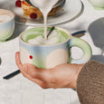 Jeje Things - Ceramic Mug - Green and Blue