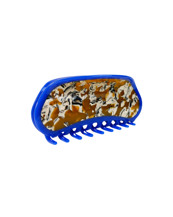 Etc. Store - Margo Large Claw in Blue / Latte