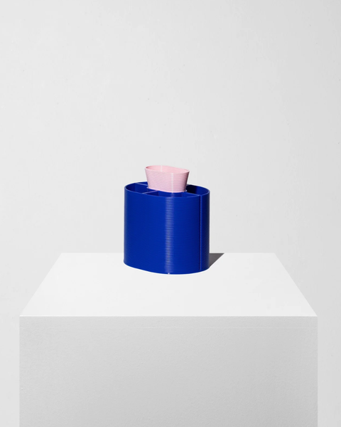 Warren & Laetitia - Henri Pot - Blue / Rose