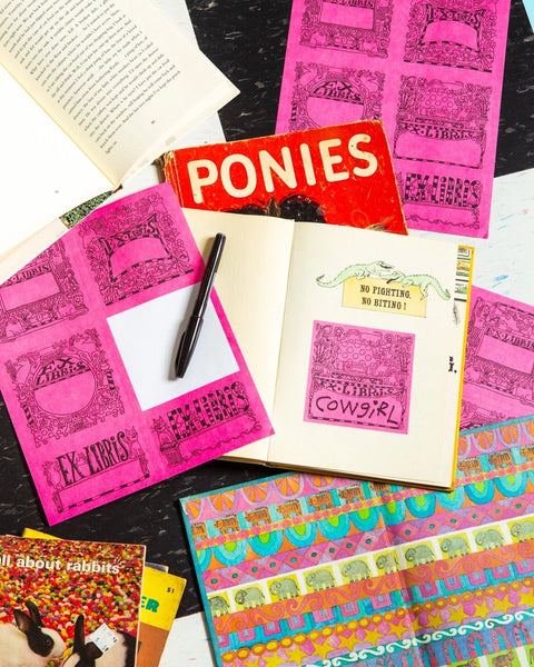 Gentle Thrills - Bookplate Stickers