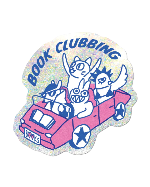 Apply Stickers - Book Clubbing Die-Cut Sticker