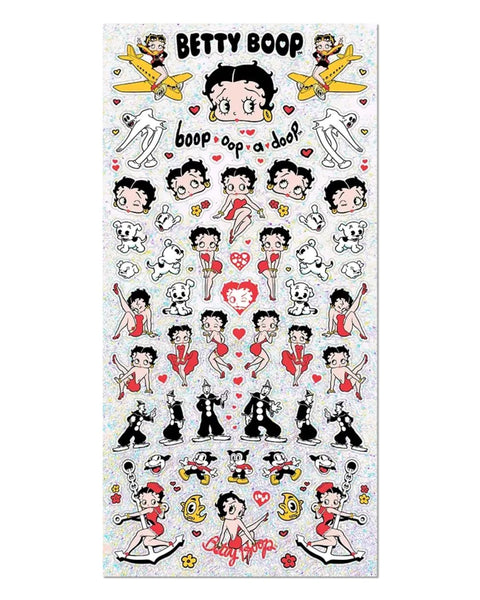 Apply Stickers - Betty Boop Sticker Sheet