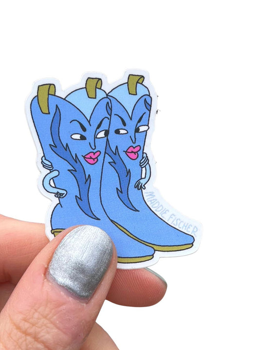 Maddie Fischer - Boot Couple Sticker