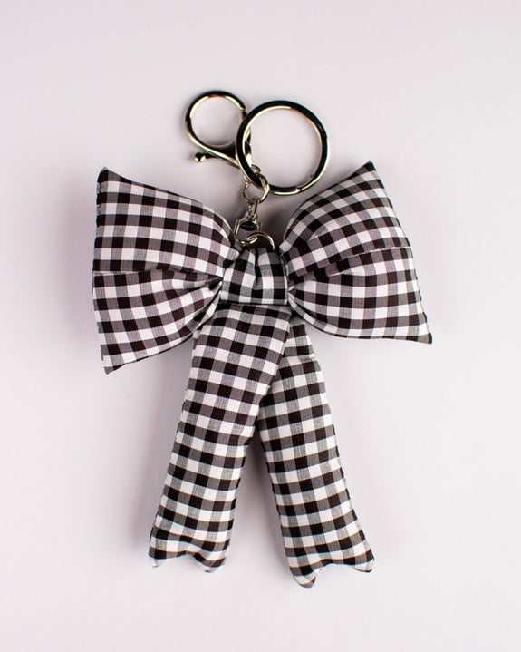 Wolf and Mishka - Gingham Bow Bag Charm