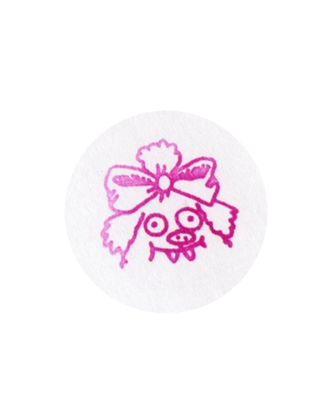 Gentle Thrills - Self-Inking Rubber Stamp - Bow Head