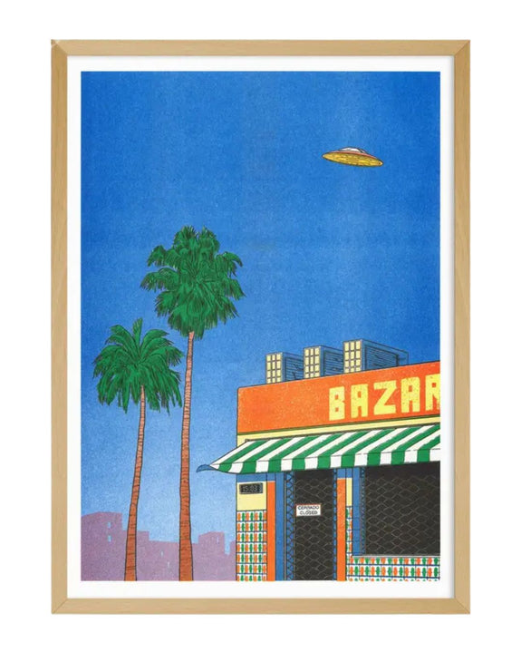 KIBLIND Atelier - Simon Bailly - Spain At 15:00 - A3 Poster