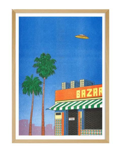 KIBLIND Atelier - Simon Bailly - Spain At 15:00 - A3 Poster