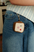 Socks Appeal - White Bread Pouch Keyring