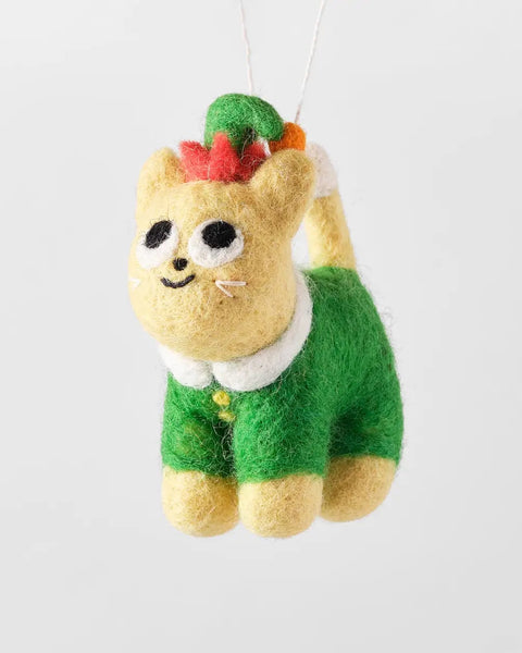 Wrap - Hanging Felt Ornament - Buddy