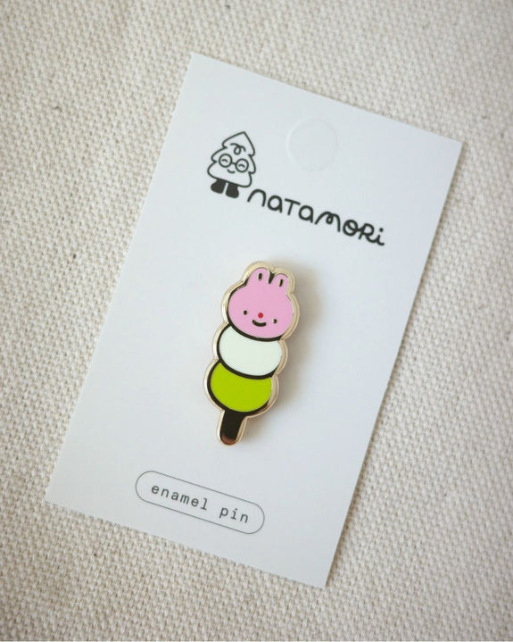 Natamori - Enamel Pin - Bunny Dango