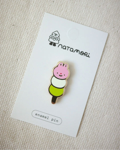 Natamori - Enamel Pin - Bunny Dango