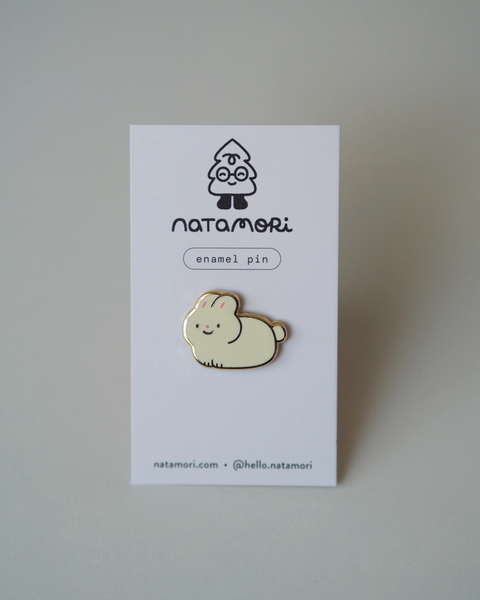 Natamori - Bunny - Enamel Pin