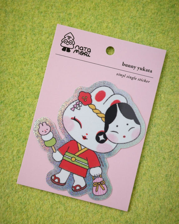 Natamori - Sticker - Bunny Yukata