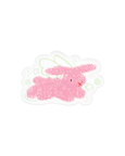 Rochelle Oh - Bunny Angel - Flake Vinyl Sticker