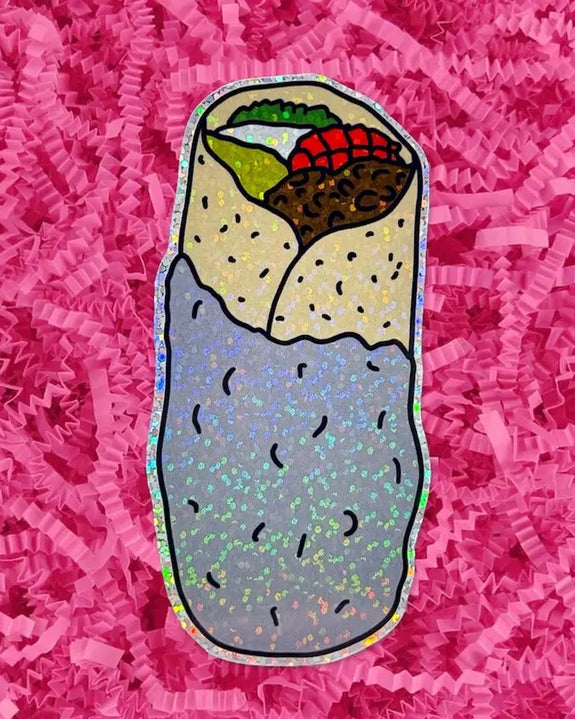 Jenny Lemons - Glitter Burrito Sticker