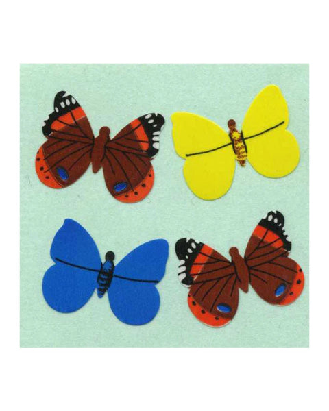 Stickermagic - Tear-off stickers - Multi Coloured Butterflies