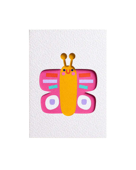 Rumble Cards - Butterfly Die Cut Card