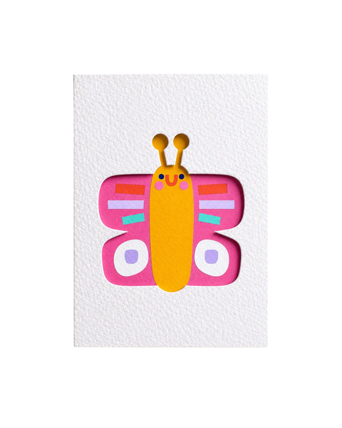 Rumble Cards - Butterfly Die Cut Card