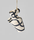 Wrap - Kline Stroke Mini Vase Hanging Ornament