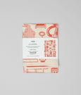 Wrap - Tea Towel - Coffee Time - Red/Beige