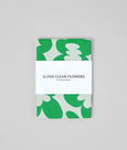 Wrap - Tea Towel - Super Clean Flowers Green/White