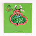 Magpie X Richard Scarry - Key Charm - Cabbage Car