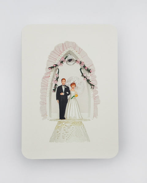 Canonbury Press - Wedding Cake Topper No.3 Greeting Card Set of 6