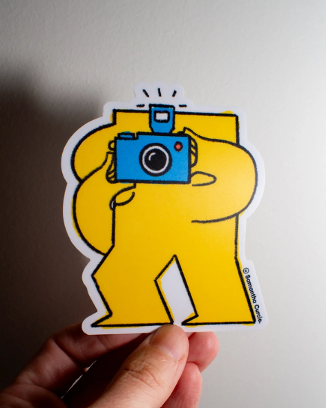 Samantha Curcio - Getting the Shot - Vinyl Sticker