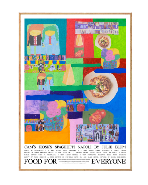 Food For Everyone - A3 Print - Cam's Kiosk's Spaghetti Napoli by Julie Blum & Daniel Richardson