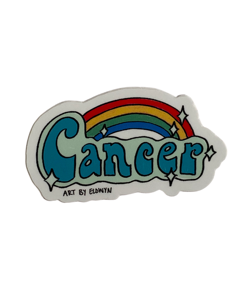 Vintage Inspired Zodiac Stickers - Cancer