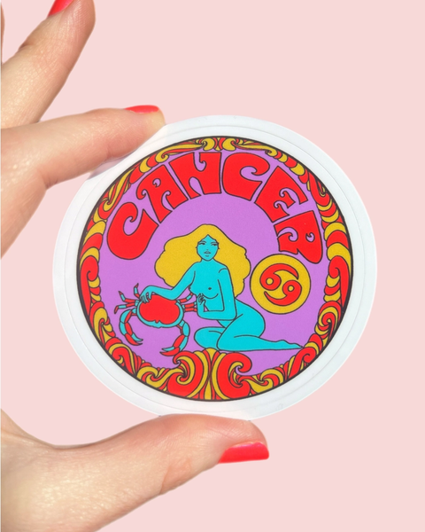 Astral Weekend - Zodiac Sticker - Cancer