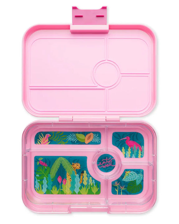 Yumbox - Tapas Lunch Box 5 Compartment - Capri Pink - Jungle