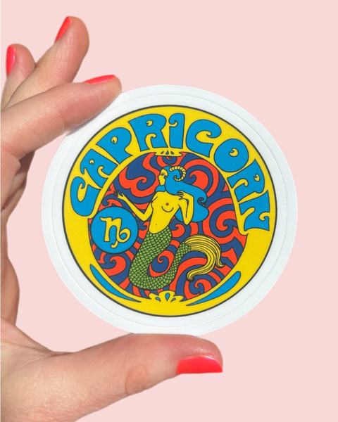 Astral Weekend - Zodiac Sticker - Capricorn